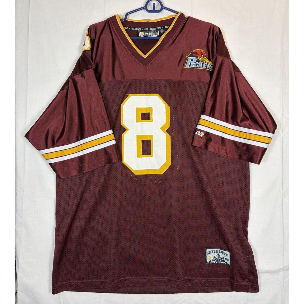 Steve &Barry's Citywide Vntg Peckers Redskins Football Jersey Maroon #8 Men's XL